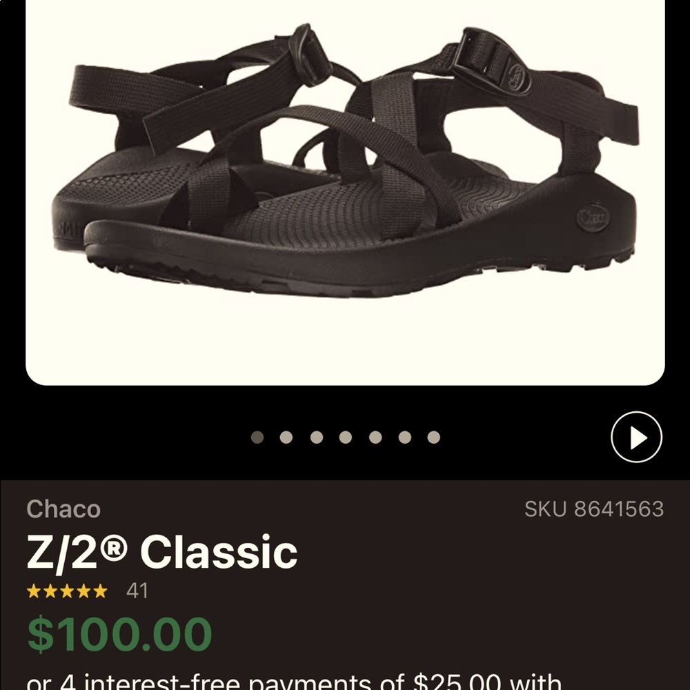 Men’s Chacos Size 11 - Single Toe Loop